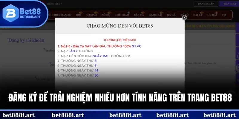 Điền thông tin chính chủ để đăng ký BET88 dễ dàng hơn